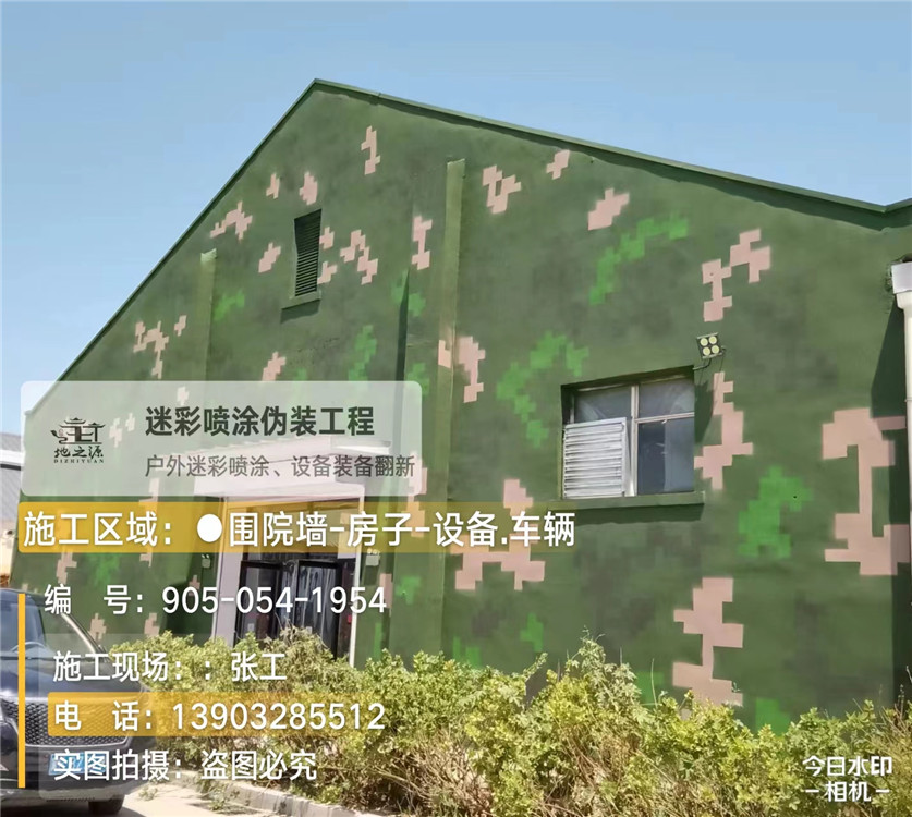 重庆外墙数码迷彩漆施工报价清单（100㎡标准墙面测算）